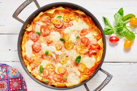 Preparazione Lasagne in padella alla caprese - Fase 5