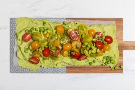 Preparazione Hummus di edamame e piselli - Fase 3