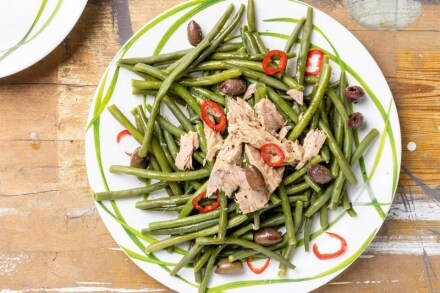 Preparazione Insalata di fagiolini e tonno - Fase 2