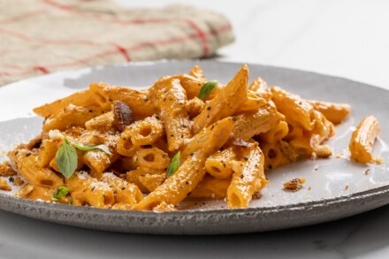 Preparazione Pasta con crema di peperoni - Fase 3