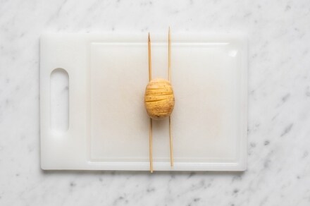 Preparazione Mini patate Hasselback - Fase 1