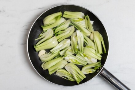 Preparazione Pak choi in padella - Fase 2