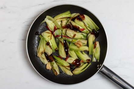 Preparazione Pak choi in padella - Fase 2