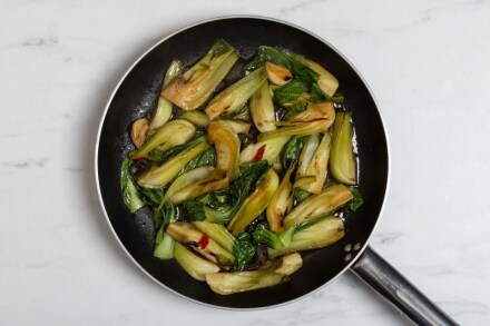 Preparazione Pak choi in padella - Fase 4