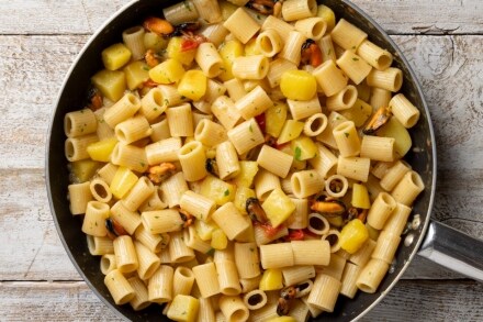 Preparazione Pasta, patate e cozze - Fase 5