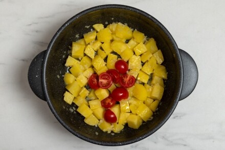 Preparazione Pasta, patate e cozze - Fase 3