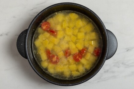 Preparazione Pasta, patate e cozze - Fase 3