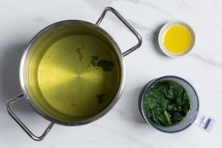 Preparazione Risotto agli spinaci - Fase 2