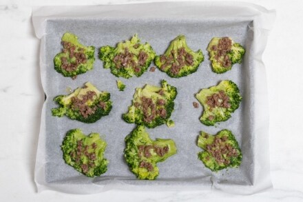 Preparazione Smashed broccoli - Fase 3