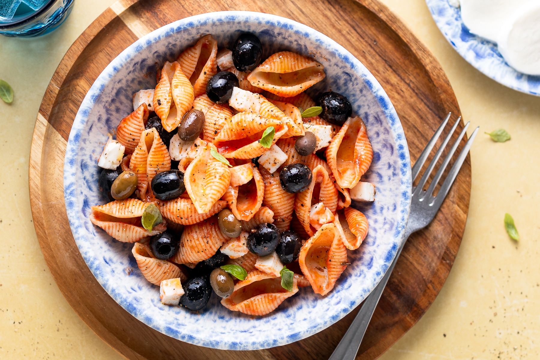 Insalata di pasta alle olive ricetta