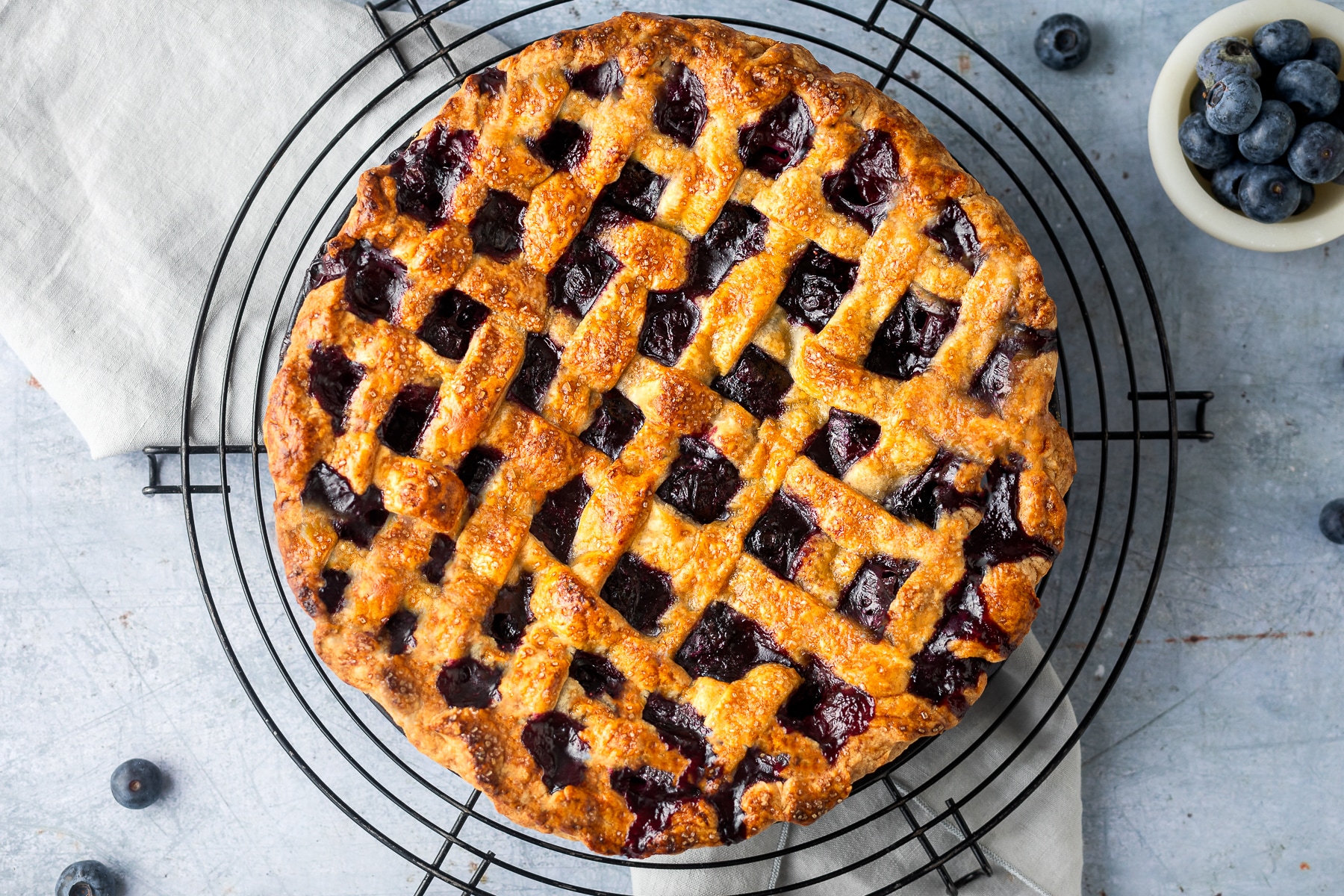 Blueberry pie ricetta