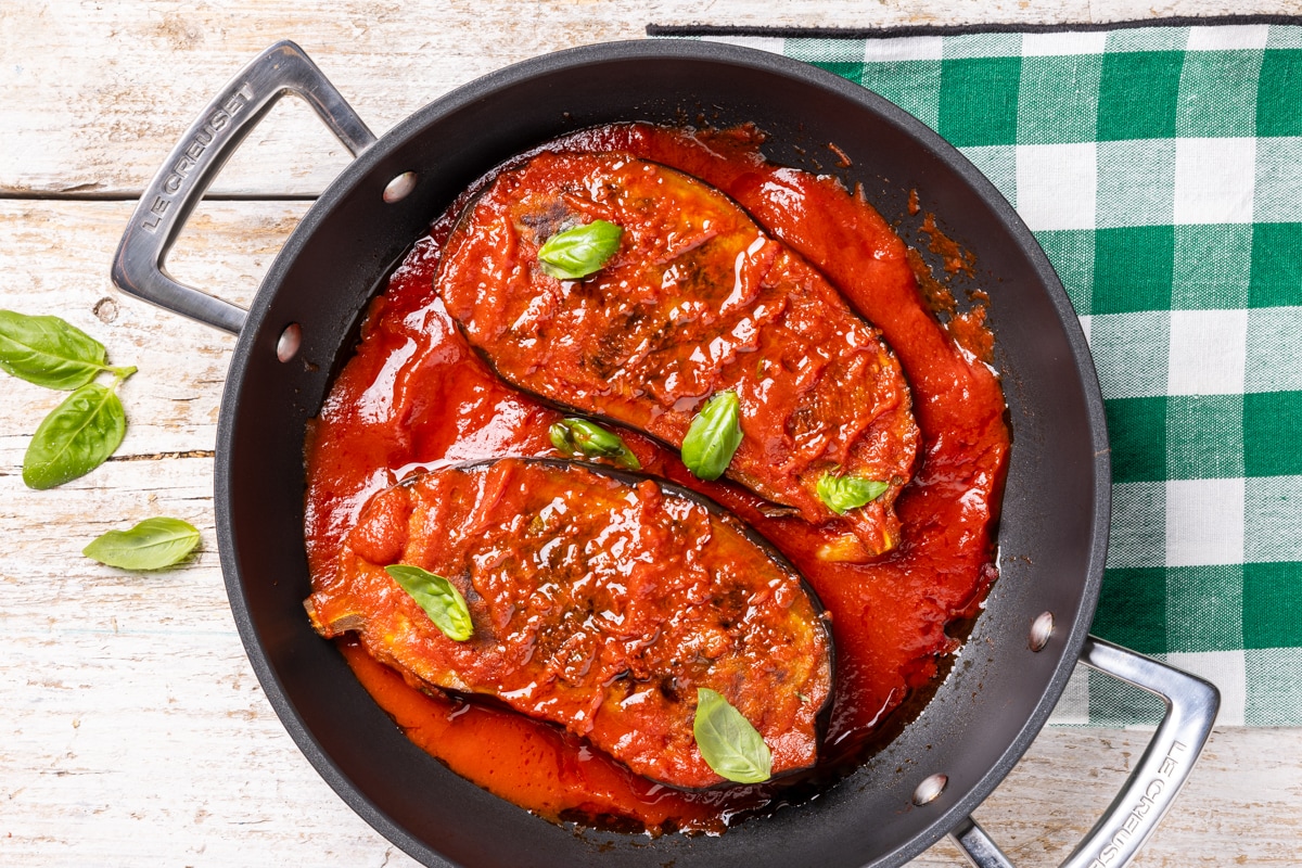 Melanzane ripiene in padella ricetta