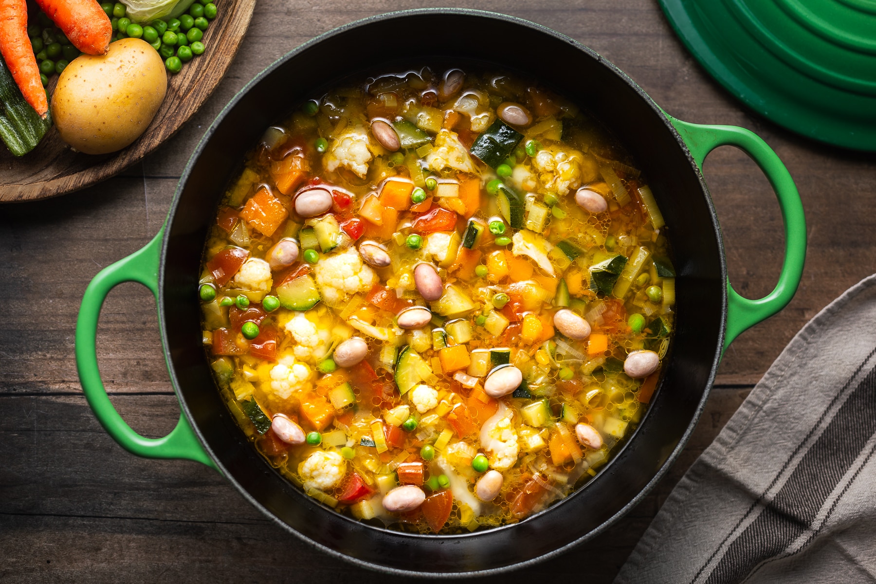 Minestrone di verdure ricetta