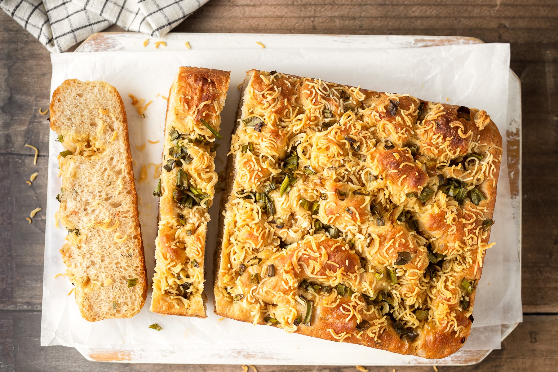 Focaccia ramen ricetta